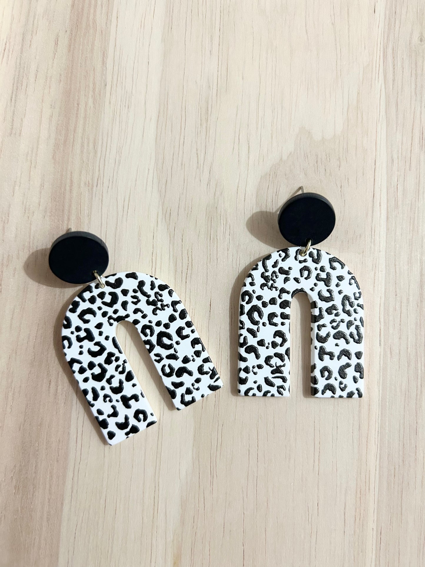 Leopard Arches Acrylic Earrings