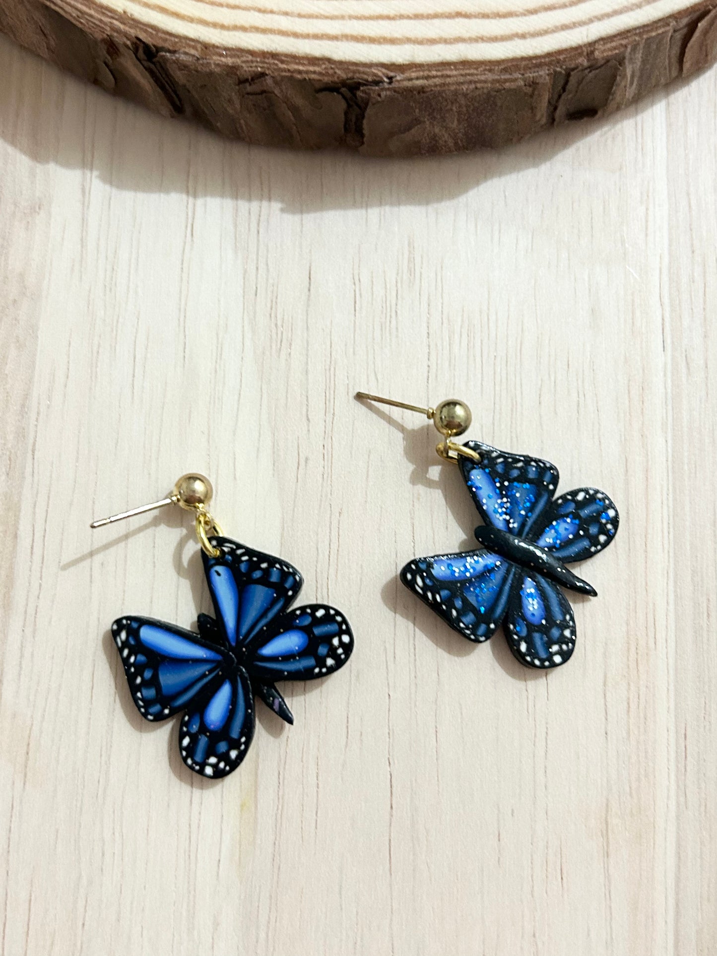 Butterfly Polymer Clay Earrings