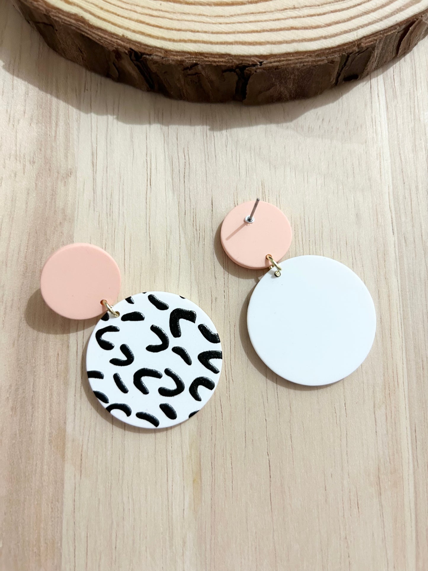 Symbol Pattern Acrylic Earrings