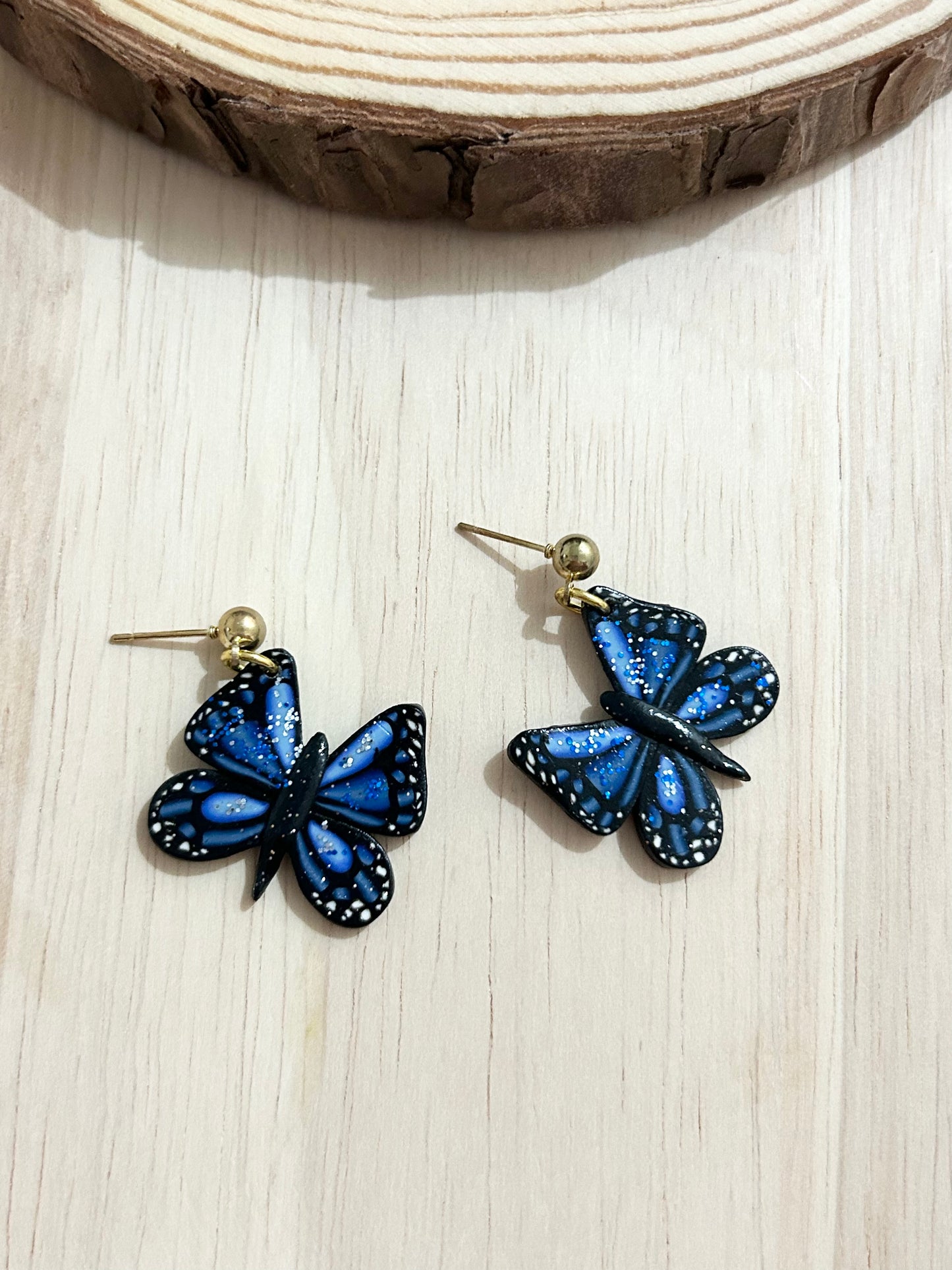 Butterfly Polymer Clay Earrings