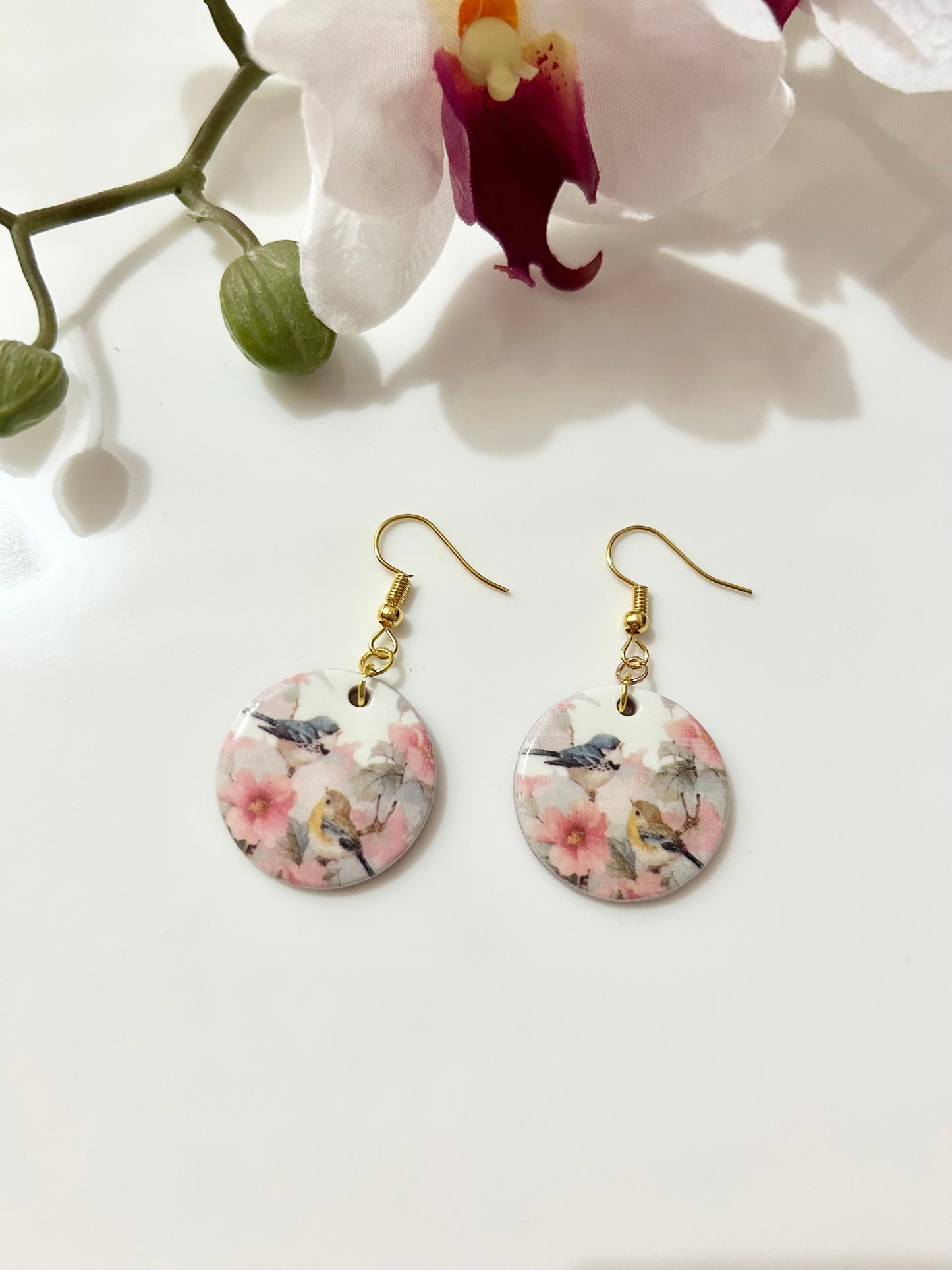 Boho Style Polymer Clay Earrings