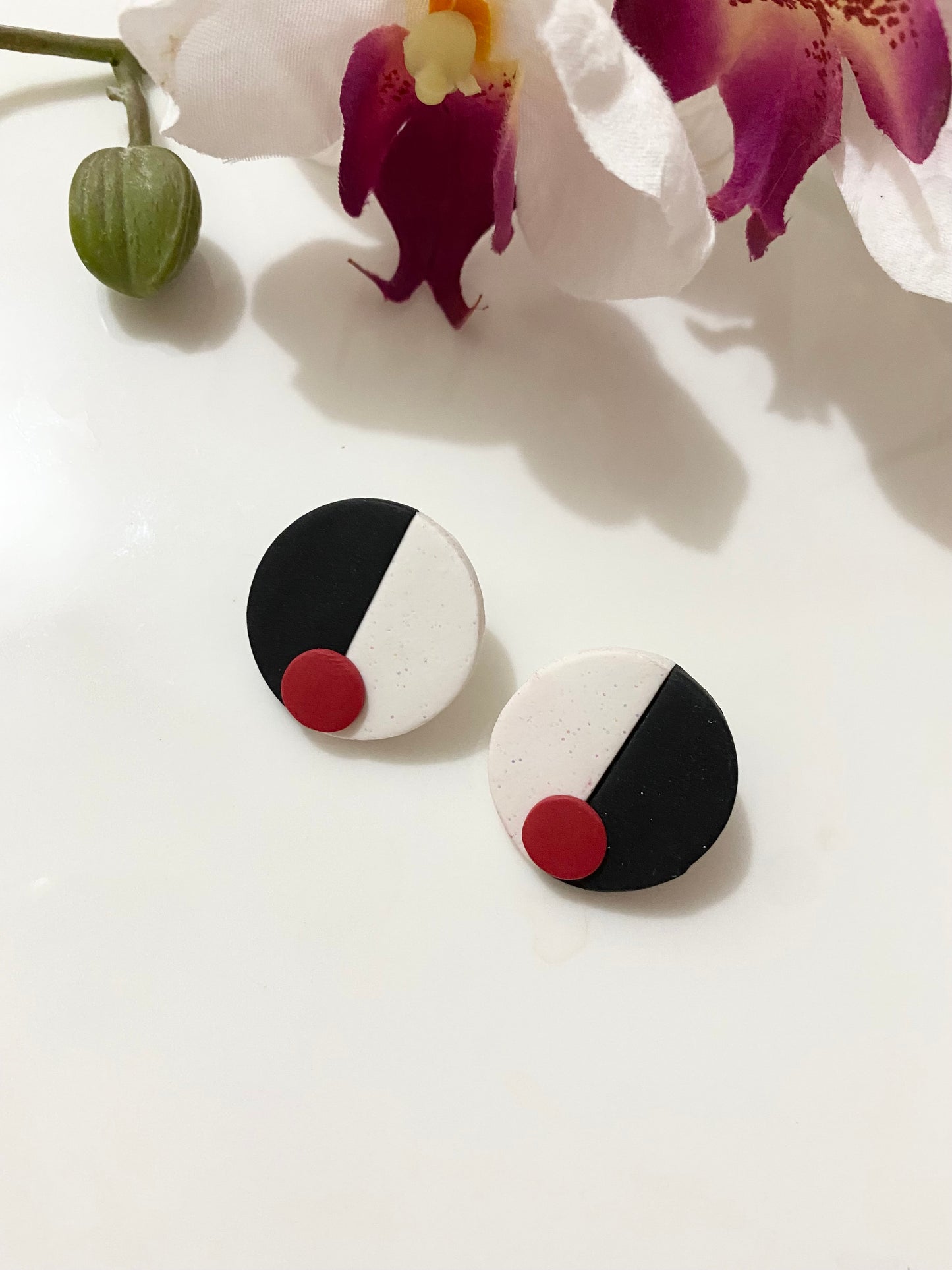 Studs Polymer Clay Earrings